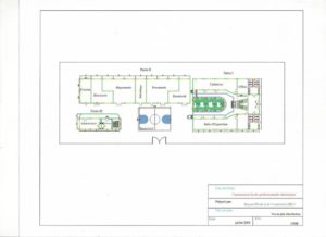 This is the plan of the Parisot School currently under construction in Jacmel, Haiti